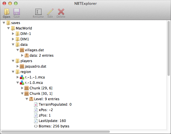 change gamerule with nbtexplorer